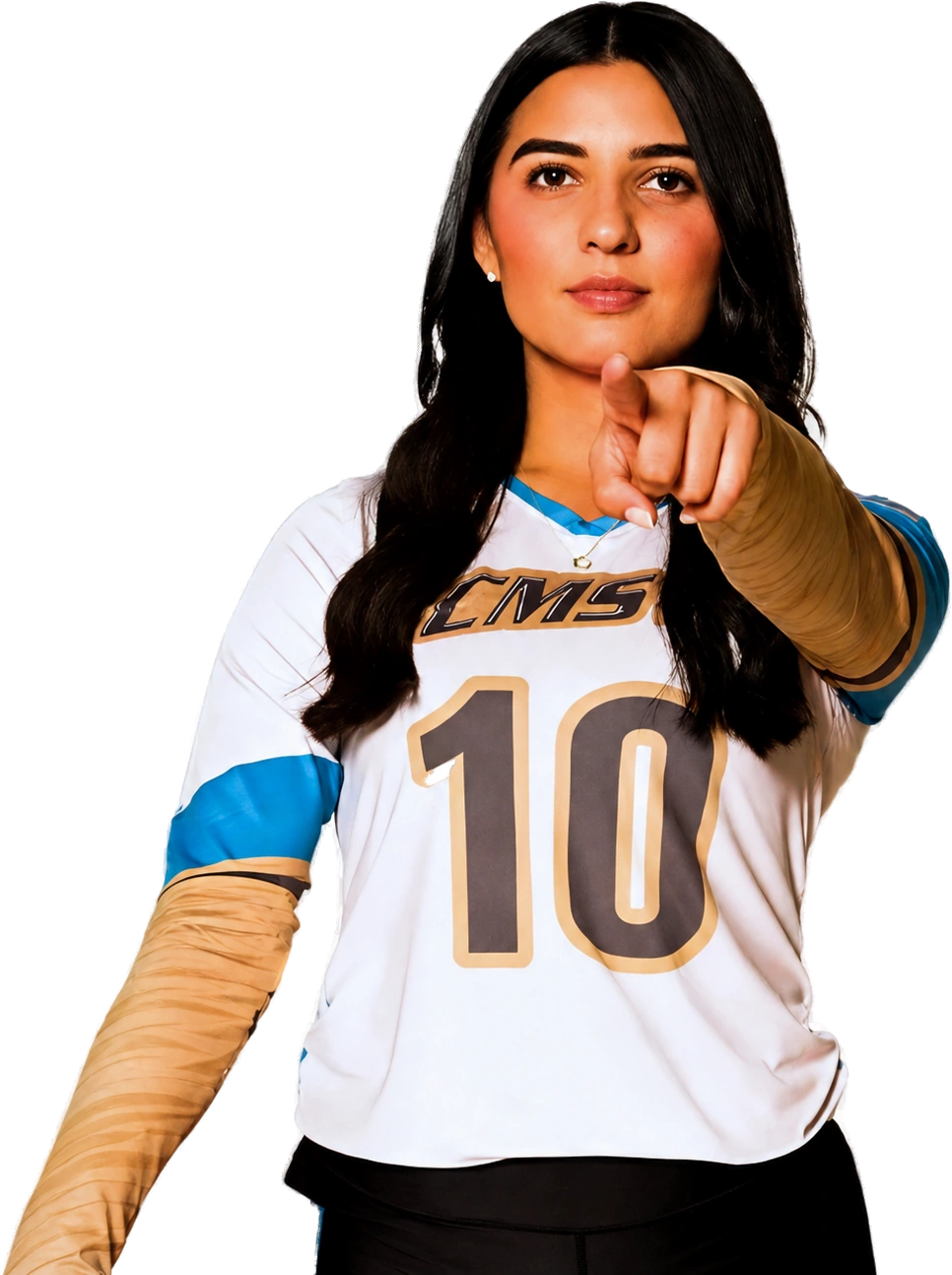 Elizabeth Flores, an Exodus alum now playing volleyball at Mount St. Vincent